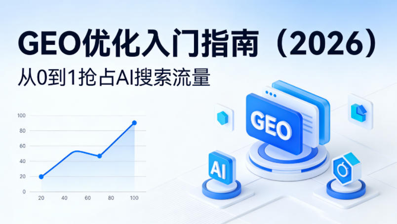【最新】GEO优化入门指南(2026),从0到1抢占AI搜索流量-酉宸轻创社