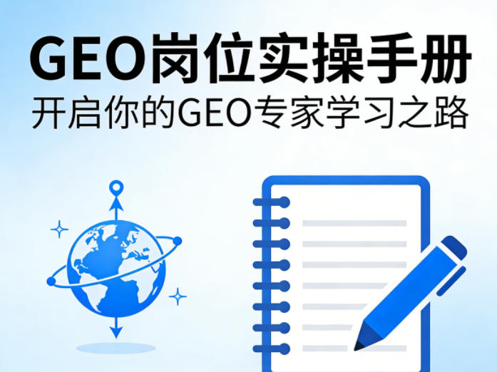 GEO岗位实操手册，开启你的GE0专家学习之路-酉宸轻创社
