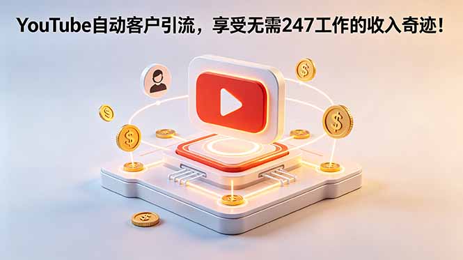 YouTube 自动客户引流，享受无需 247 工作的收入奇迹！【原创双语字幕】-酉宸轻创社