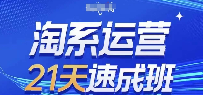 淘系运营21天速成班，0基础轻松搞定淘系运营，不做假把式，快速复制落地(更新26年5月)-酉宸轻创社