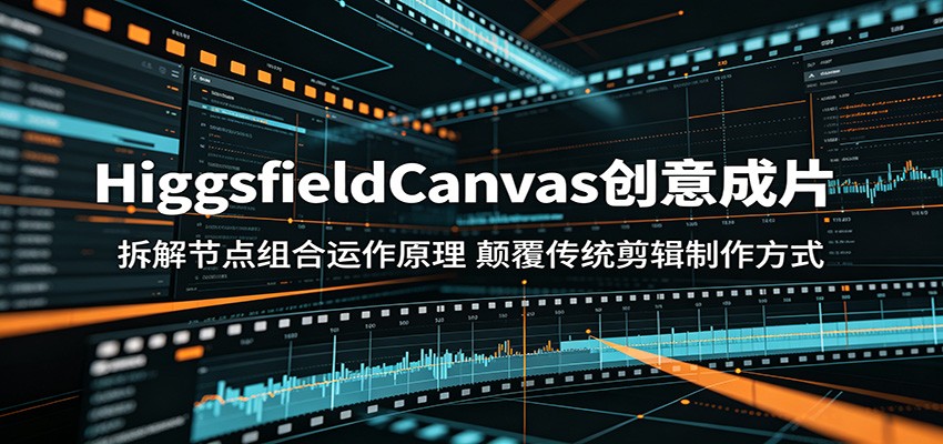 HiggsfieldCanvas创意成片：拆解节点组合运作原理，颠覆传统剪辑制作方式-酉宸轻创社