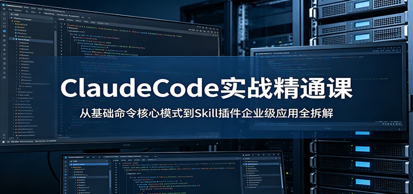 ClaudeCode实战精通课：从基础命令核心模式到Skill插件企业级应用全拆解-酉宸轻创社