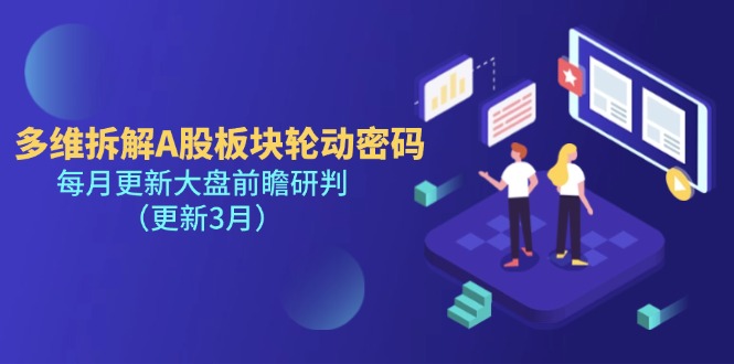 （14213期）多维拆解A股板块轮动密码，每月更新大盘前瞻研判（更新3月）-酉宸轻创社